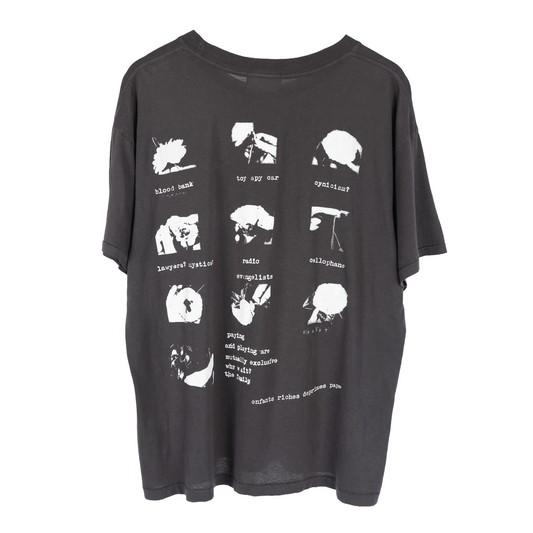 ERD CELLOPHANE FADED BLACK T-SHIRT