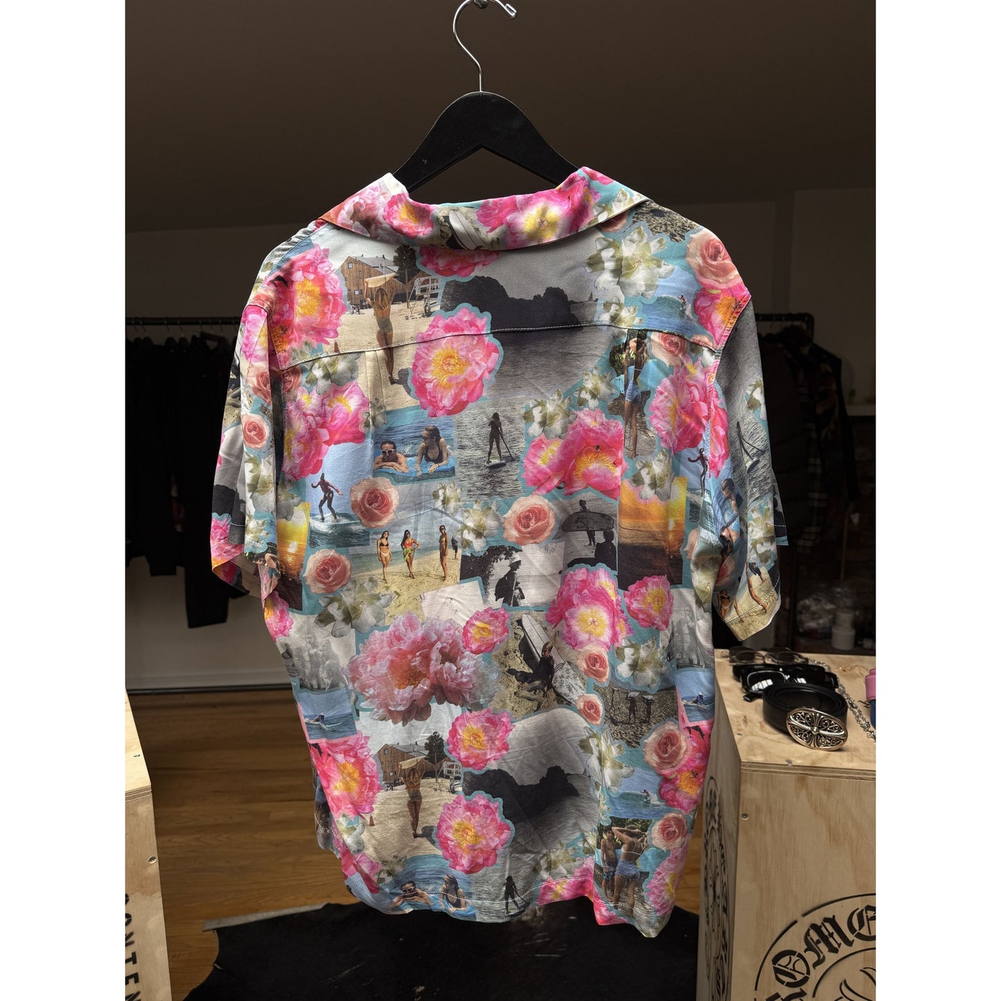 Chrome Hearts Stark Family Hawaiian Shirt Vacation Button up