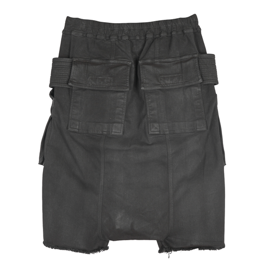 RICK OWENS DRKSHDW CREATCH CARGO DENIM SHORTS