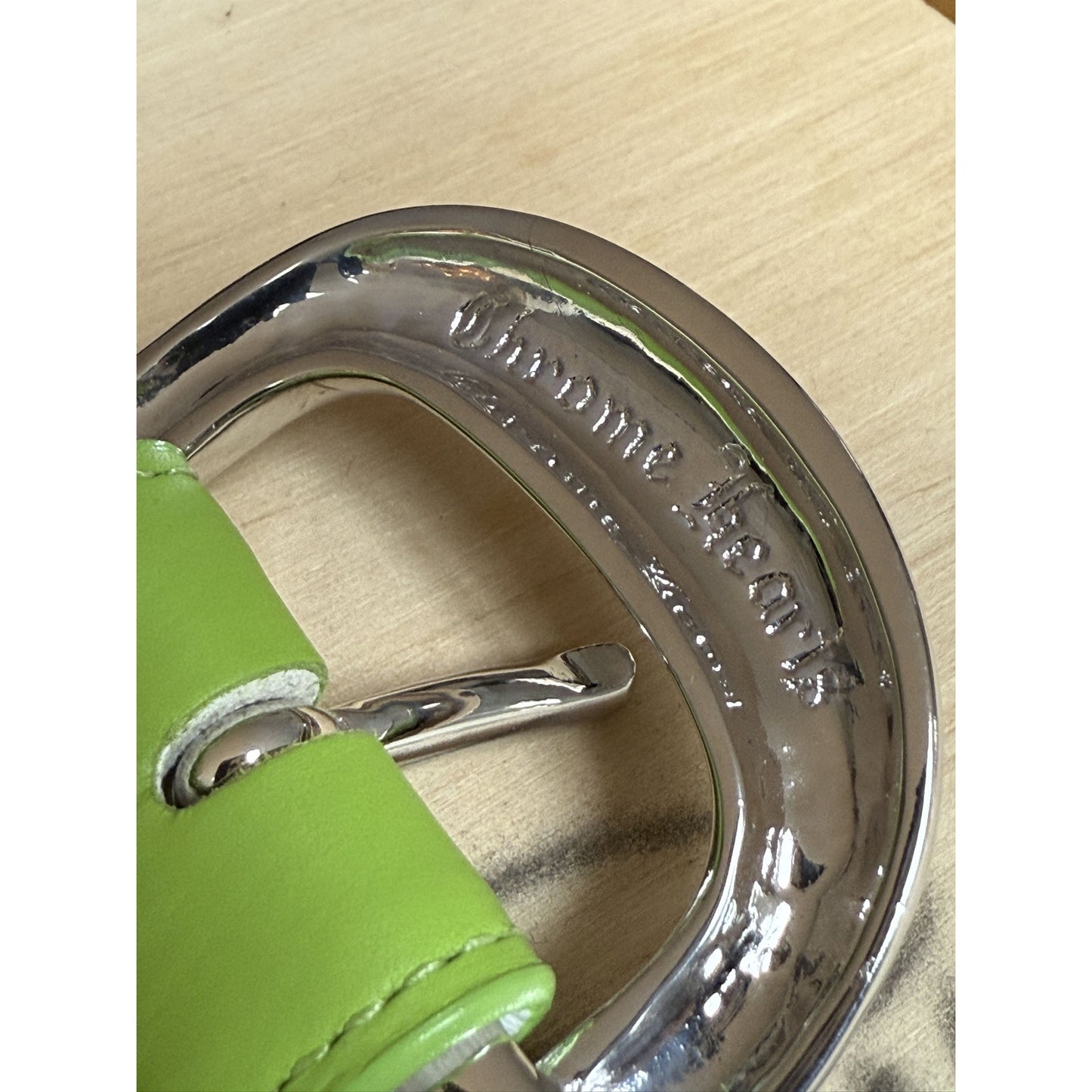 LIME GREEN CHROME HEARTS GUNSLINGER BELT