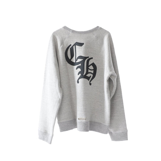 CH CEMETERY BLACK PATCH HEATHER GREY CREWNECK