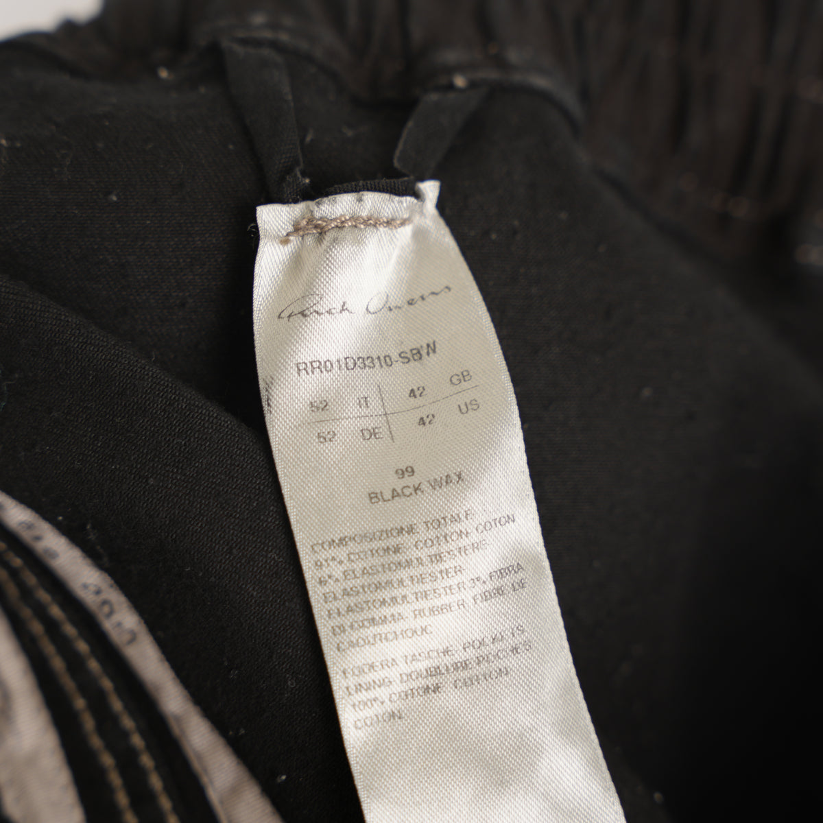 RICK OWENS DENIM BOXER SHORTS