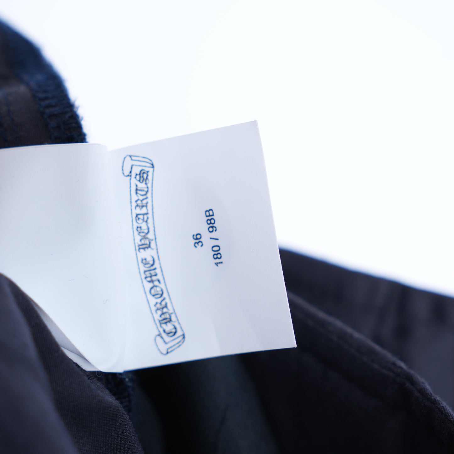 CHROME HEARTS BLACK/RED 'SPIDERMAN' CHINOS