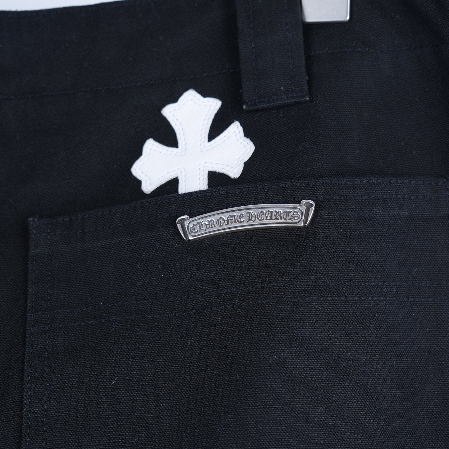 CHROME HEARTS BLACK CARPENTER PATCHES