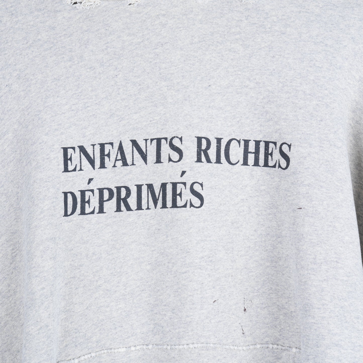 ERD Grey logo hoodie