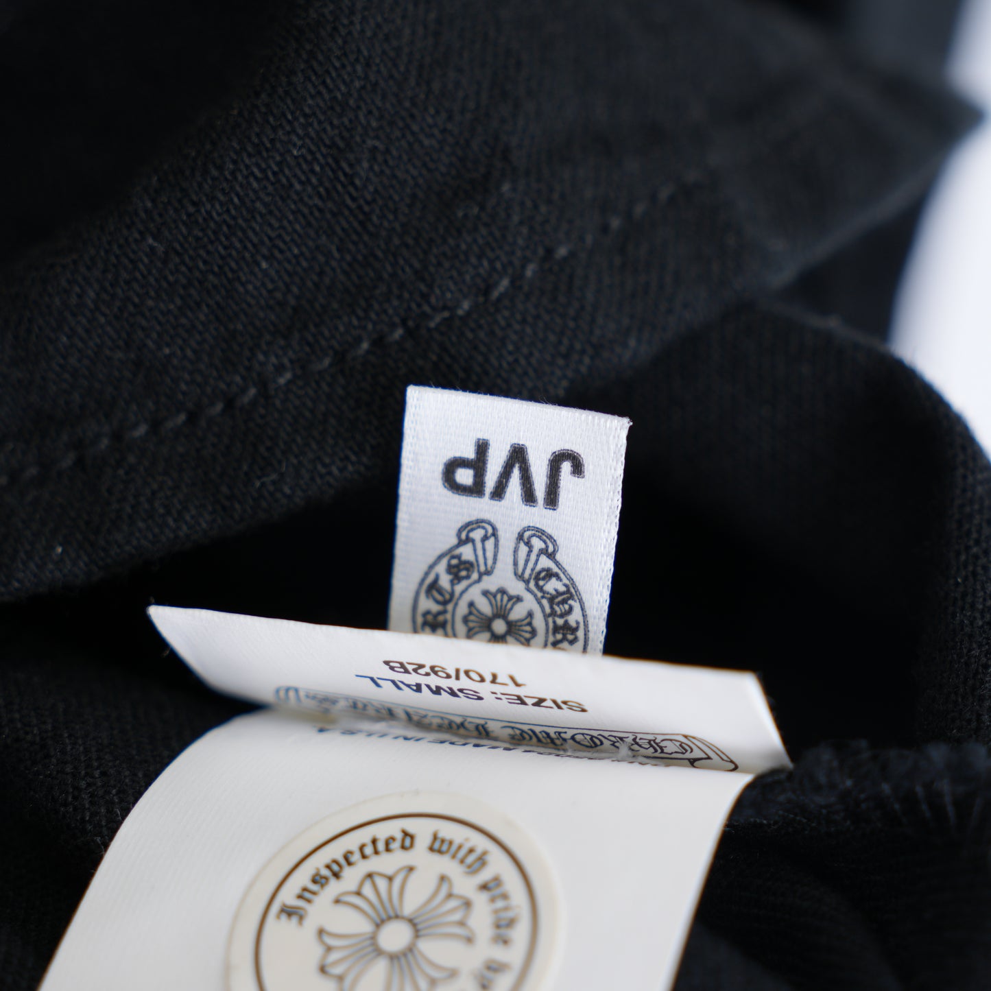 CHROME HEARTS BLACK CROSS DENIM JACKET