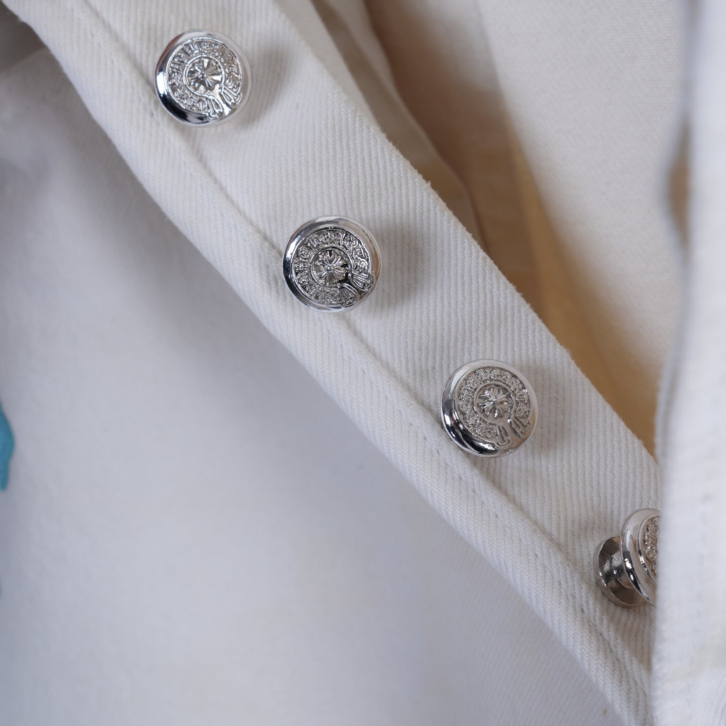 CHROME HEARTS BLUE PATCH LEVI"S