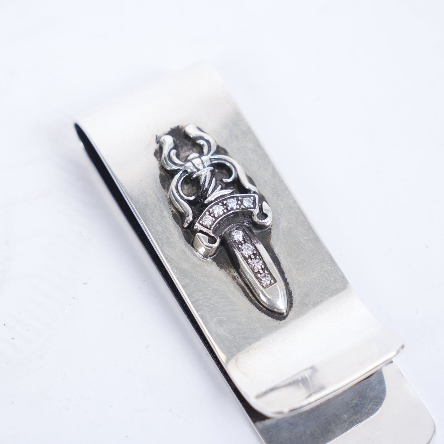 CHROME HEARTS DIAMOND MONEY CLIP