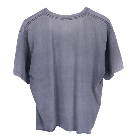 BLANK FADED CROPPED GHOST POCKET T-SHIRT