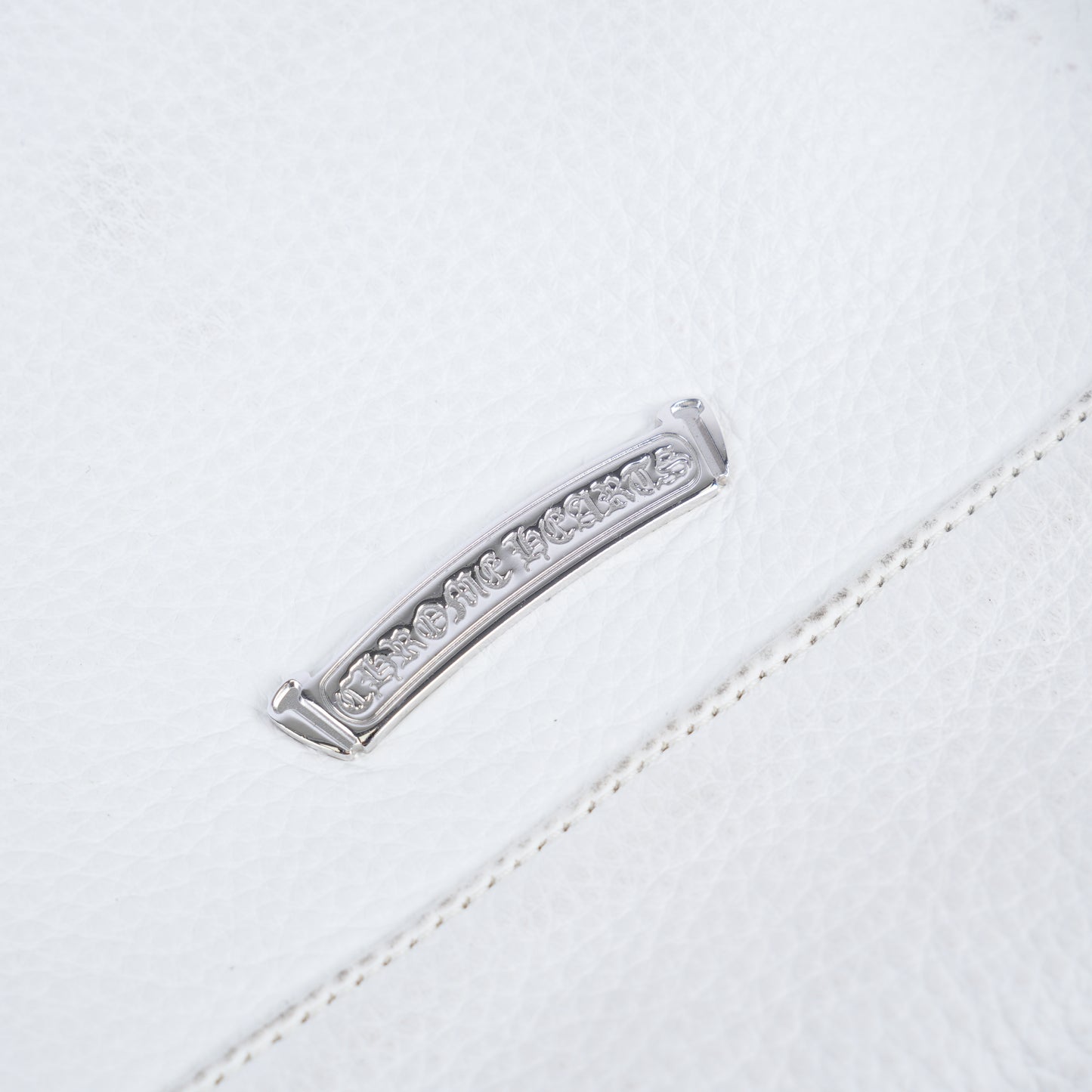 CHROME HEARTS WHITE/BLACK LARGE DAGGER TOTE BAG