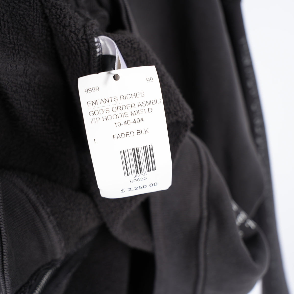 ERD GODS ORDER FOR THE FAMILY ASSEMBLAGE ZIP HOODIE MAXFIELD EXCLUSIVE