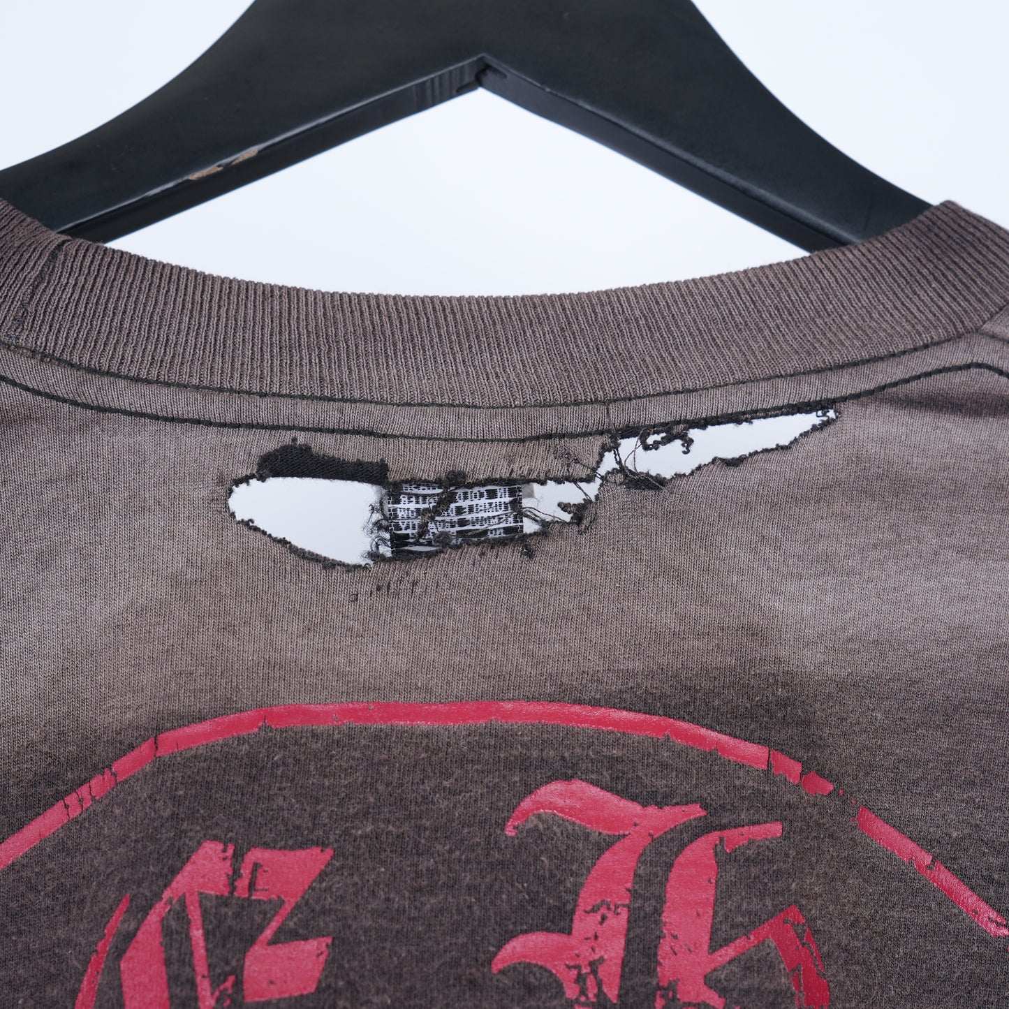 Chrome Hearts Vintage Black/Red Horseshoe Longsleeve