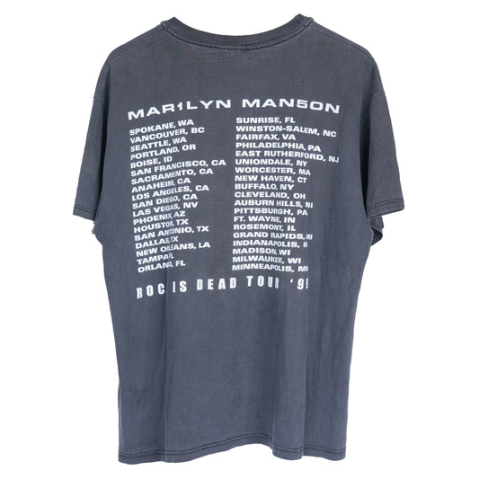 MARILYN MANSON SEX DRUGS ROCK N ROLL FADED VINTAGE T-SHIRT