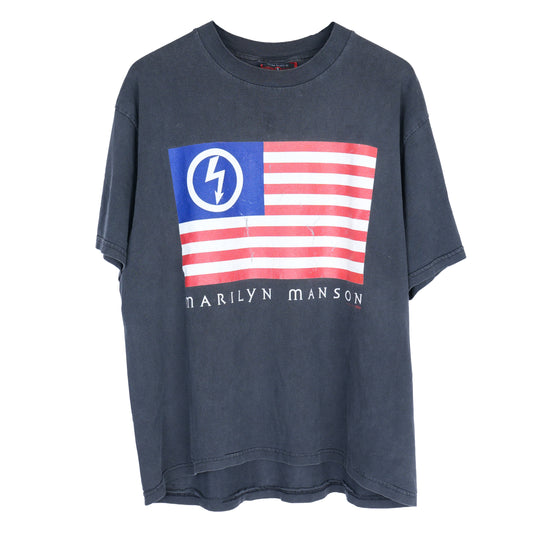 MARILYN MANSON AMERICAN FLAG ANTICHRIST BY CHOICE VINTAGE T-SHIRT