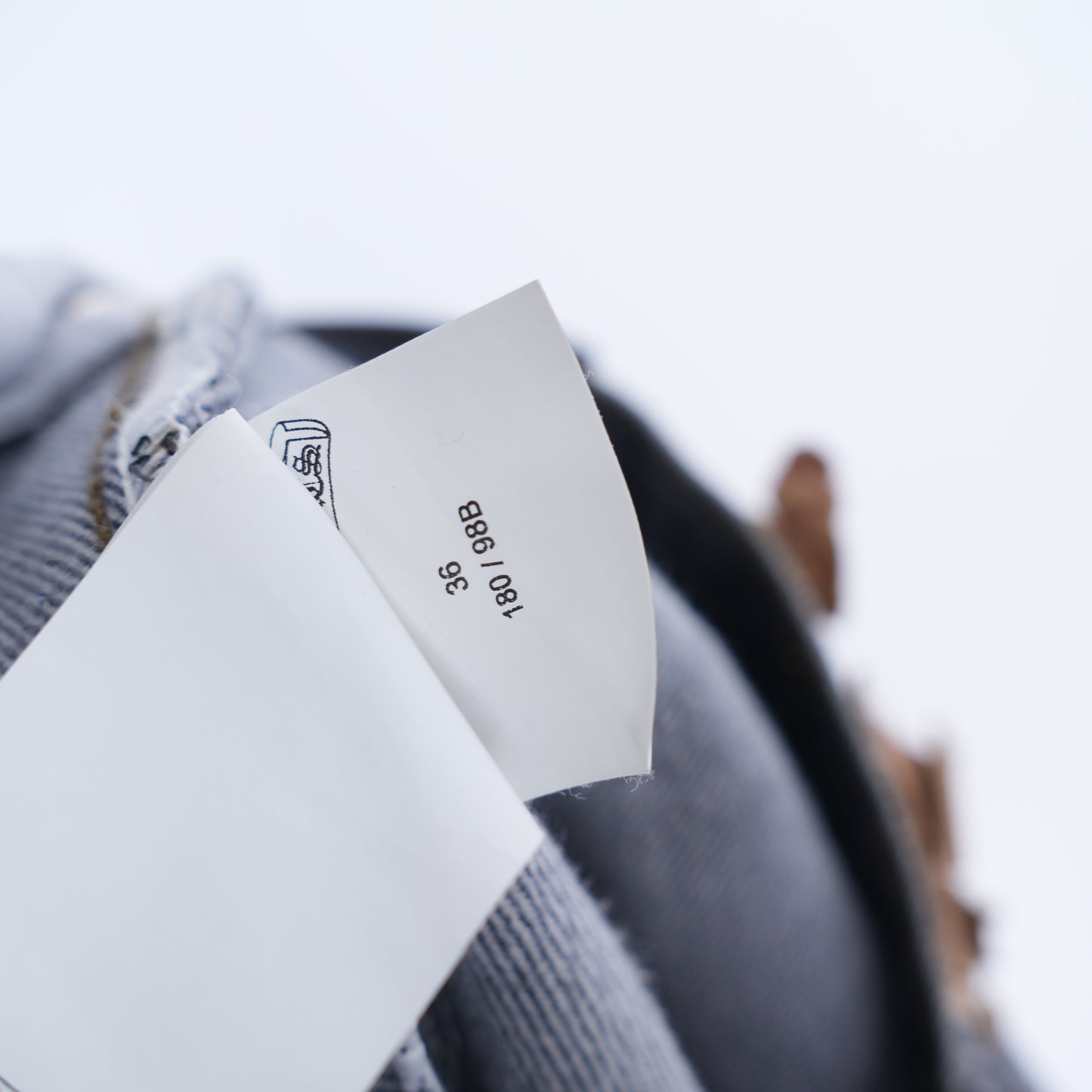 CHROME HEARTS PURPLE ST. BARTH LEVI DENIM