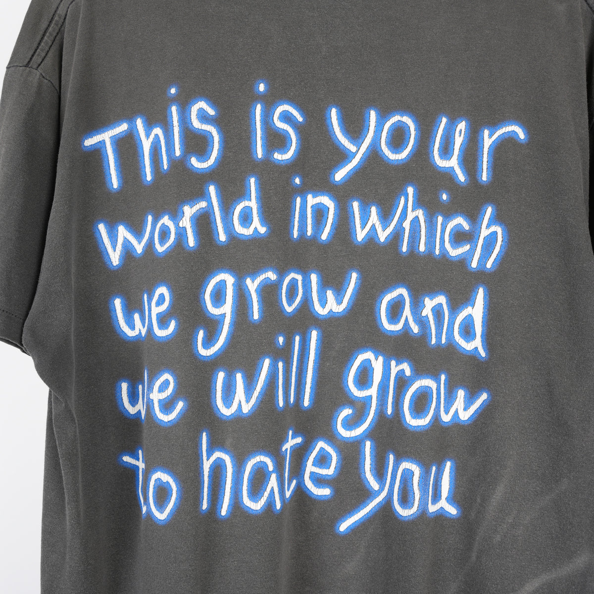 VINTAGE FADED MARILYN MANSON BLUE FACE TEE