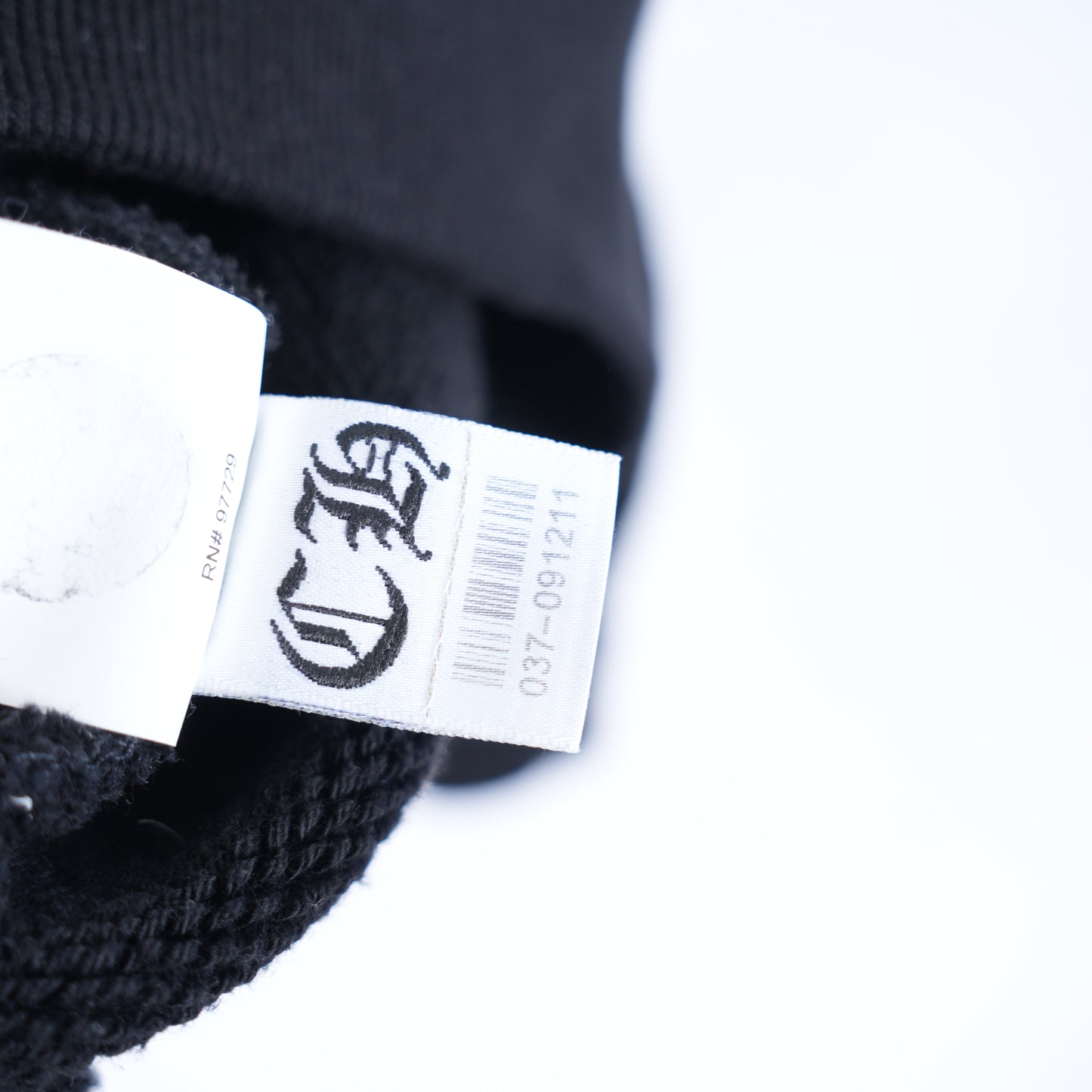 CHROME HEARTS CEMETERY EMBROIDERED HOODIE
