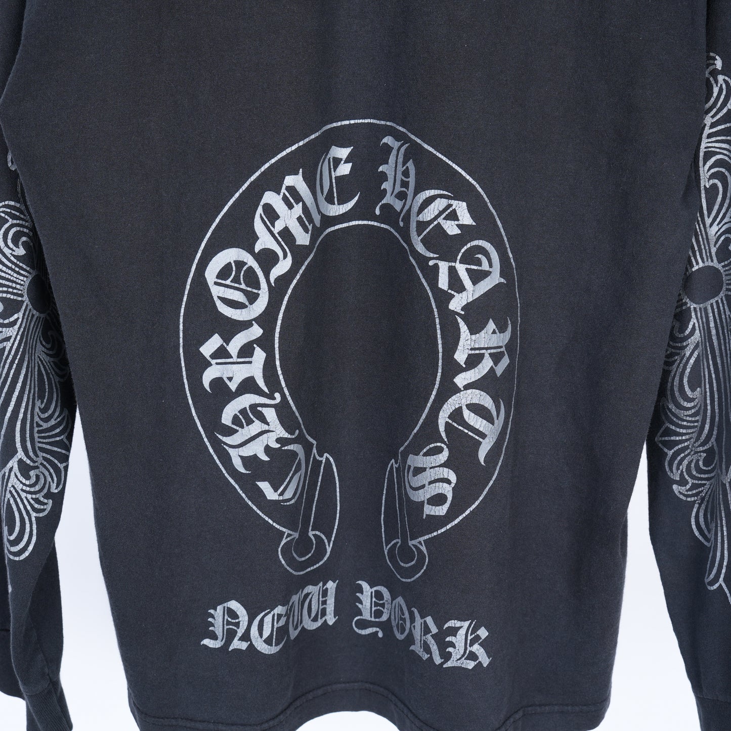 VINTAGE NEW YORK FLORAL LONG SLEEVE T-SHIRT