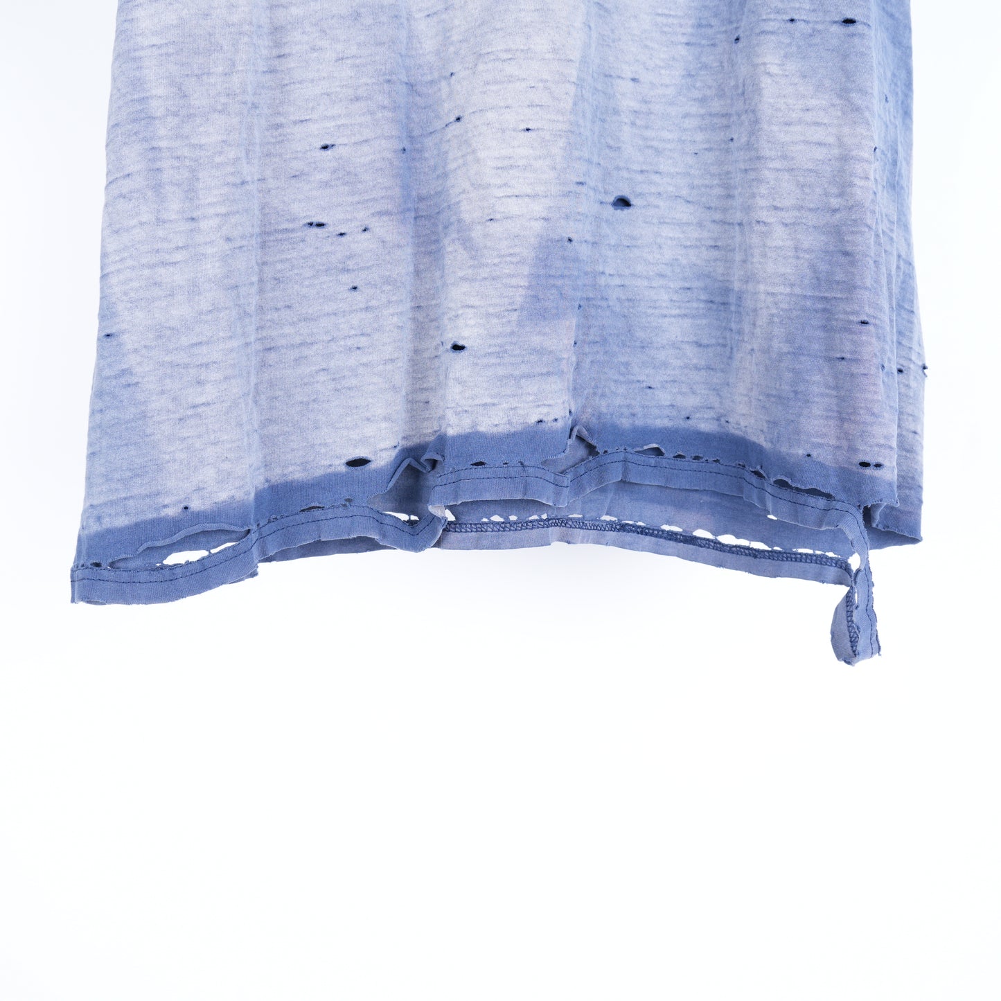 THRASHED FADED NAVY BLANK T-SHIRT