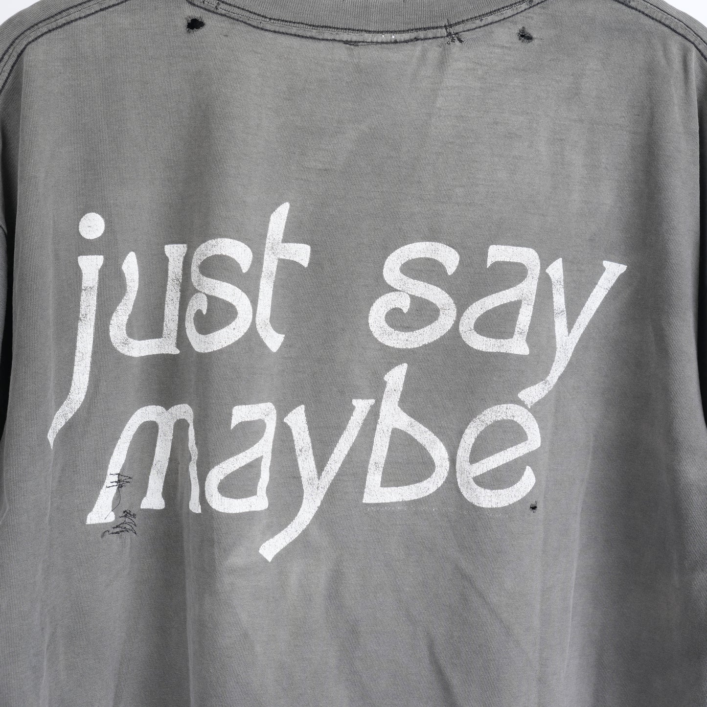 VINTAGE BOXY CROPPED JUST SAY MAYBE SMASHING PUMPKINS T-SHIRT