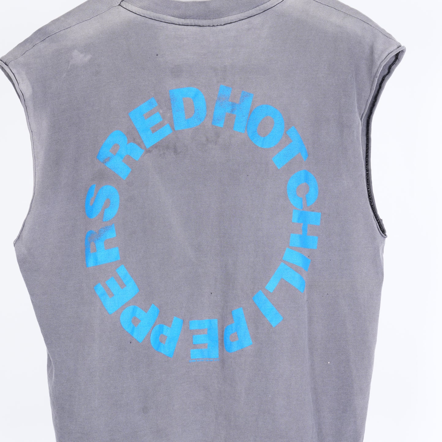 VINTAGE FADED RHCP RED HOT CHILI PEPPERS CUT OFF T-SHIRT