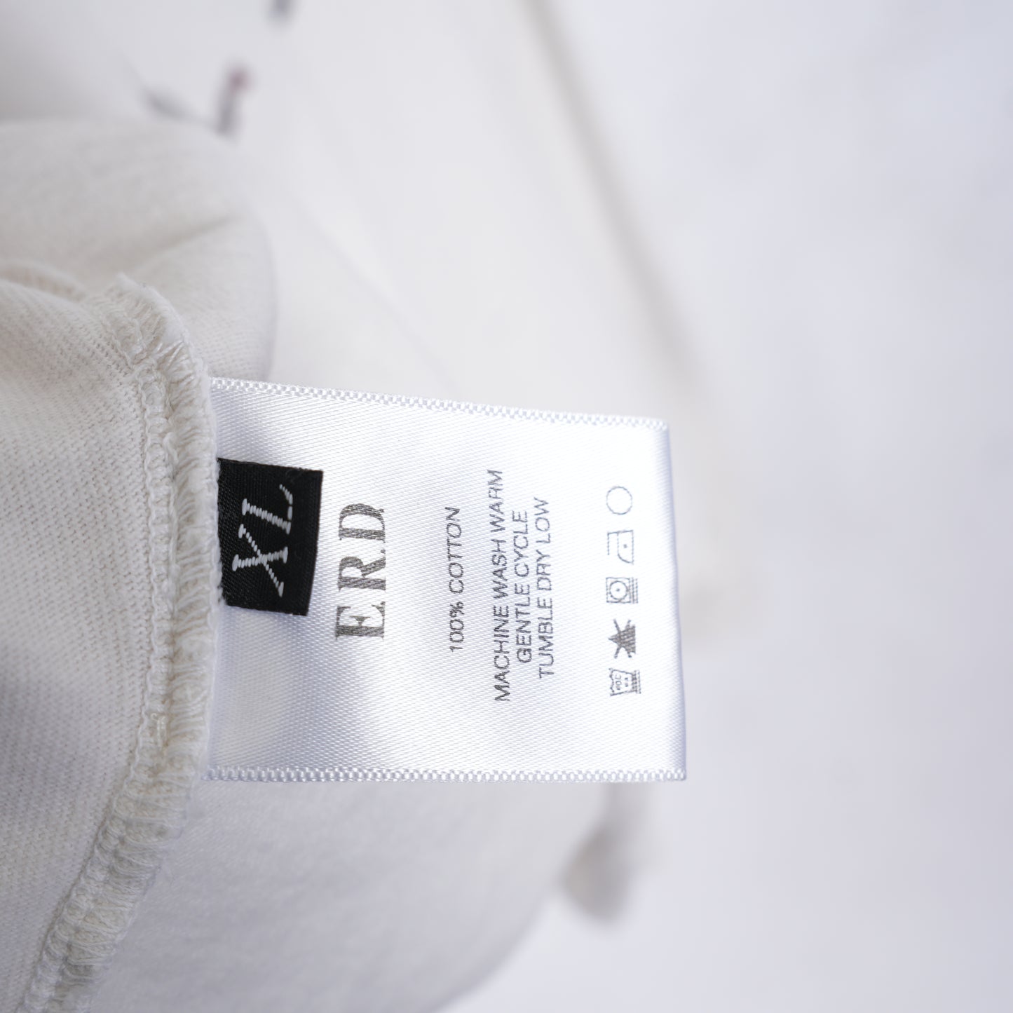 ERD WHITE BUFFALO 66 WHITE LONG SLEEVE T-SHIRT