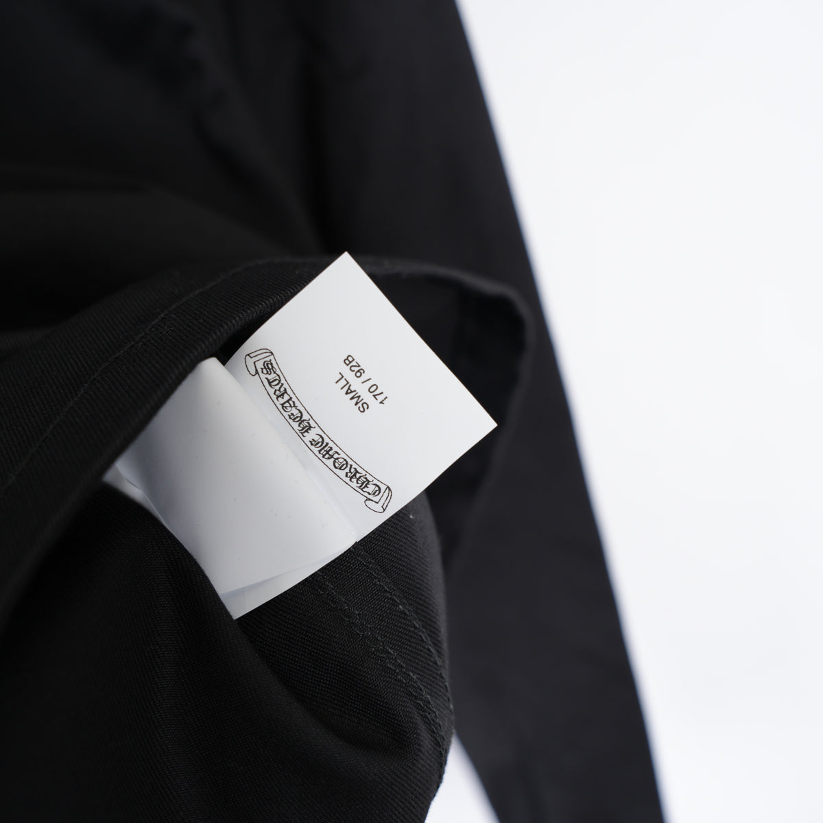 CHROME HEARTS PLAIN BLACK WORK DOG JACKET