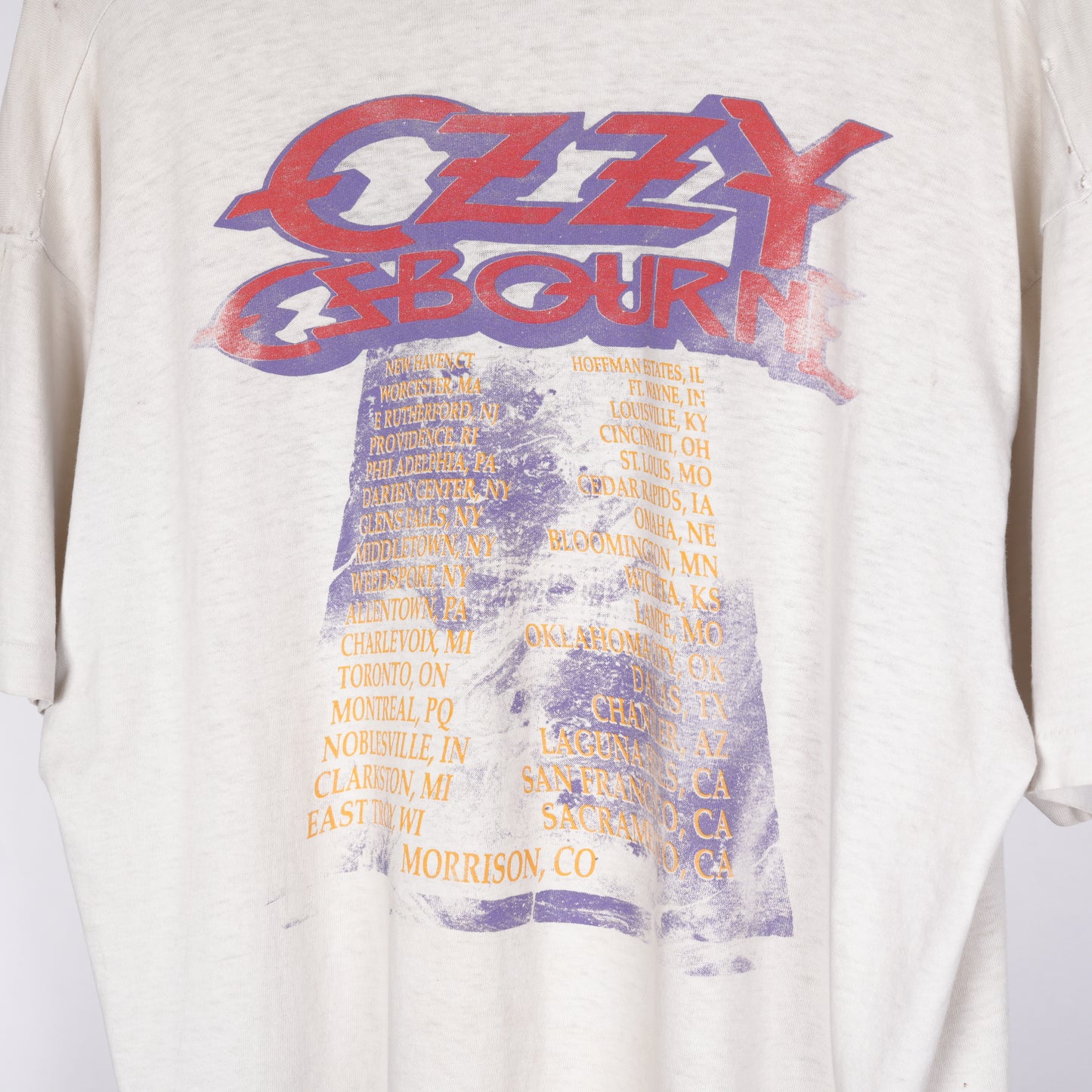 VINTAGE THRASHED OZZY OZBOURNE TEE