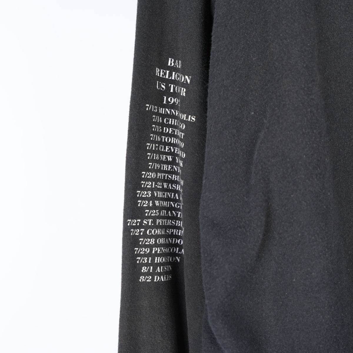 VINTAGE BAD RELIGION LONG SLEEVE TEE