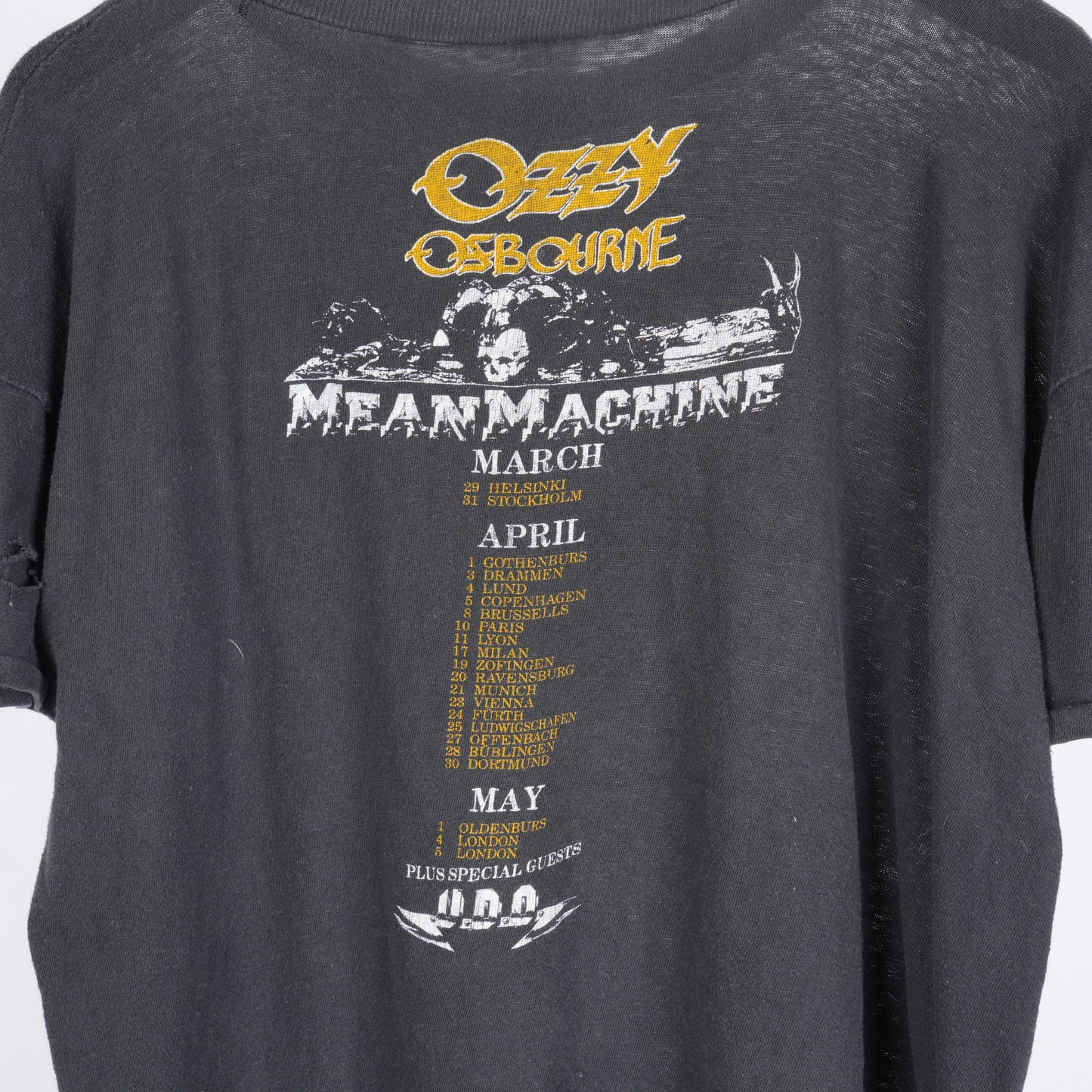 VINTAGE OZZY OSBOURNE BOOT MEAN MACHINE TEE