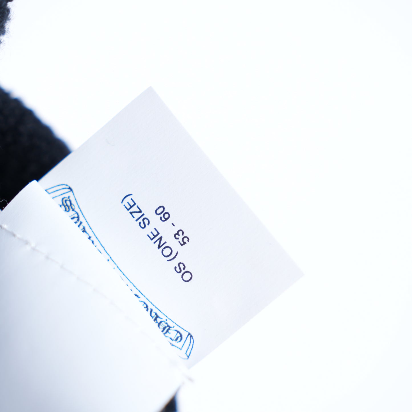 CHROME HEARTS BLACK PATCH BEANIE