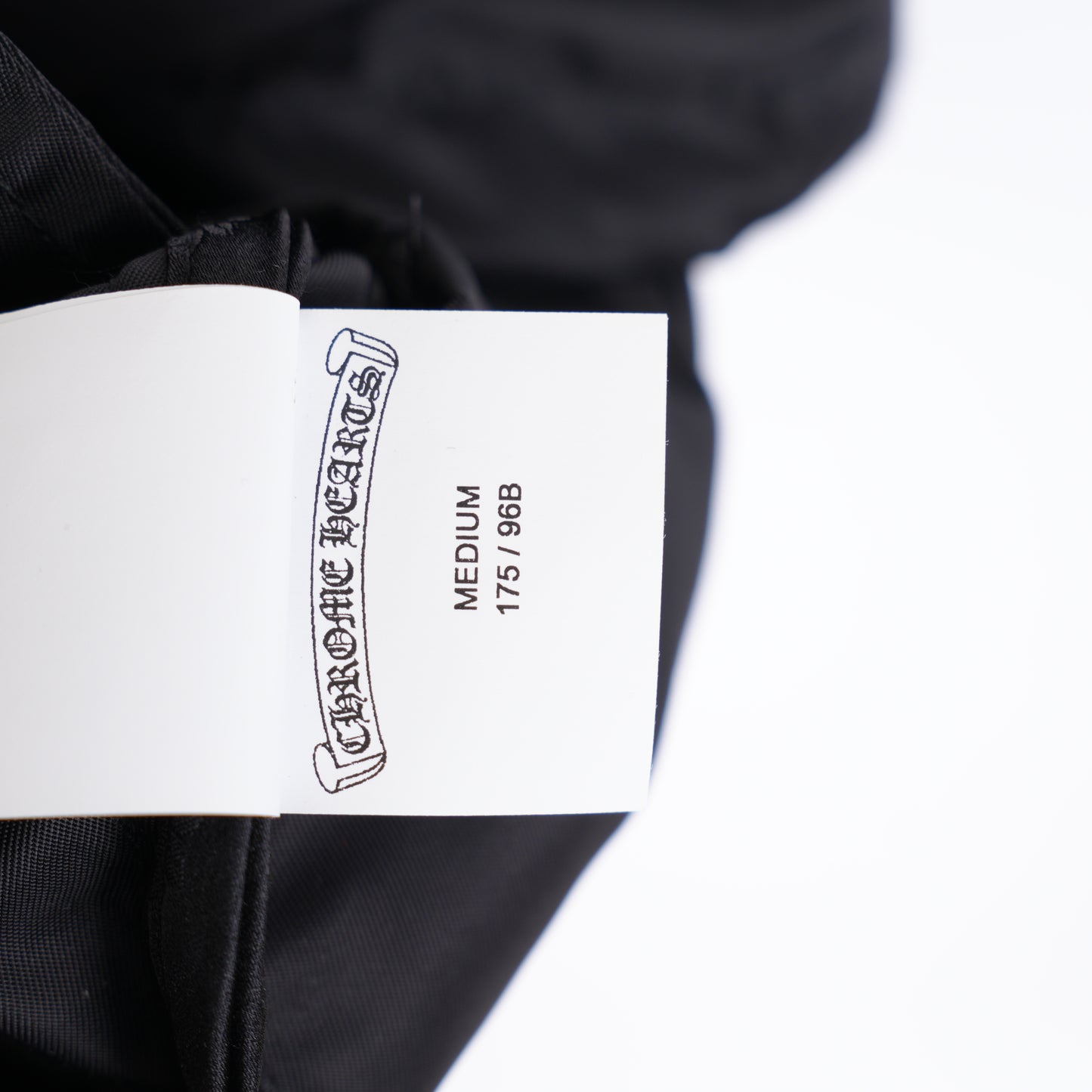 CHROME HEARTS BLACK PATCH RAIN COAT