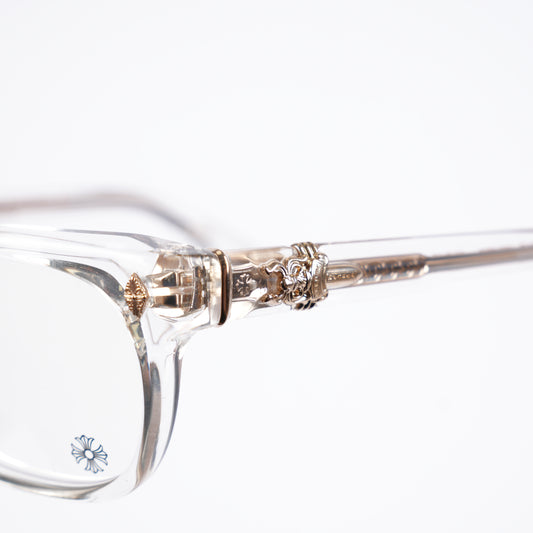 CHROME HEARTS CLEAR DOOABLE GLASSES