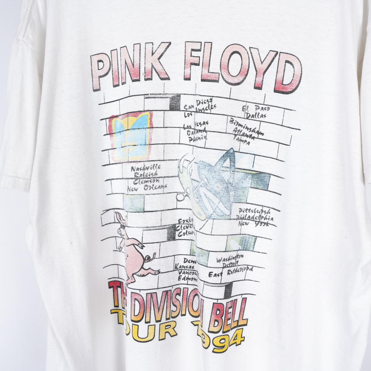 VINTAGE PINK FLOYD THE DIVISION BELL TOUR TEE 1994
