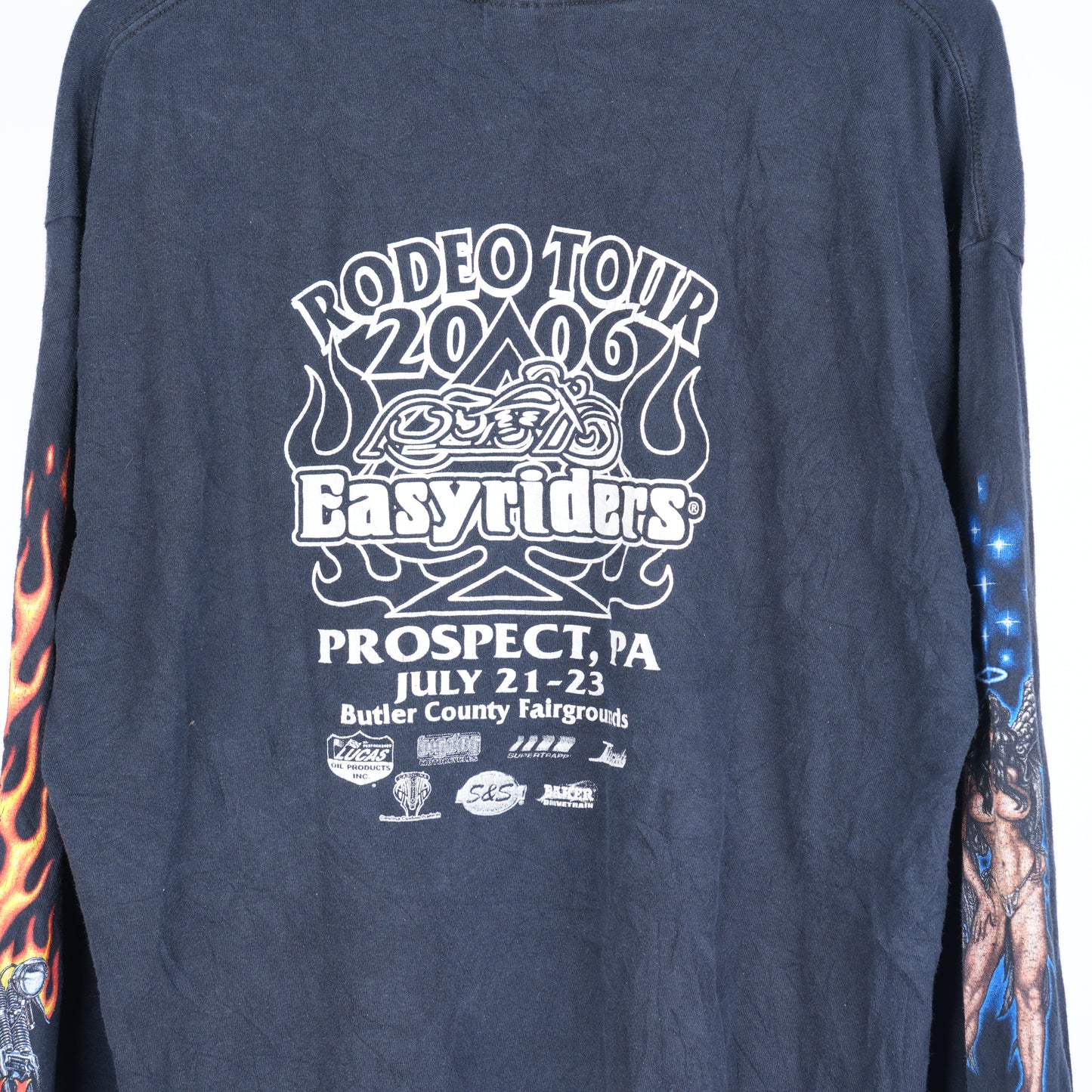 VINTAGE EASYRIDERS HEAVEN & HELL LONG SLEEVE T-SHIRT