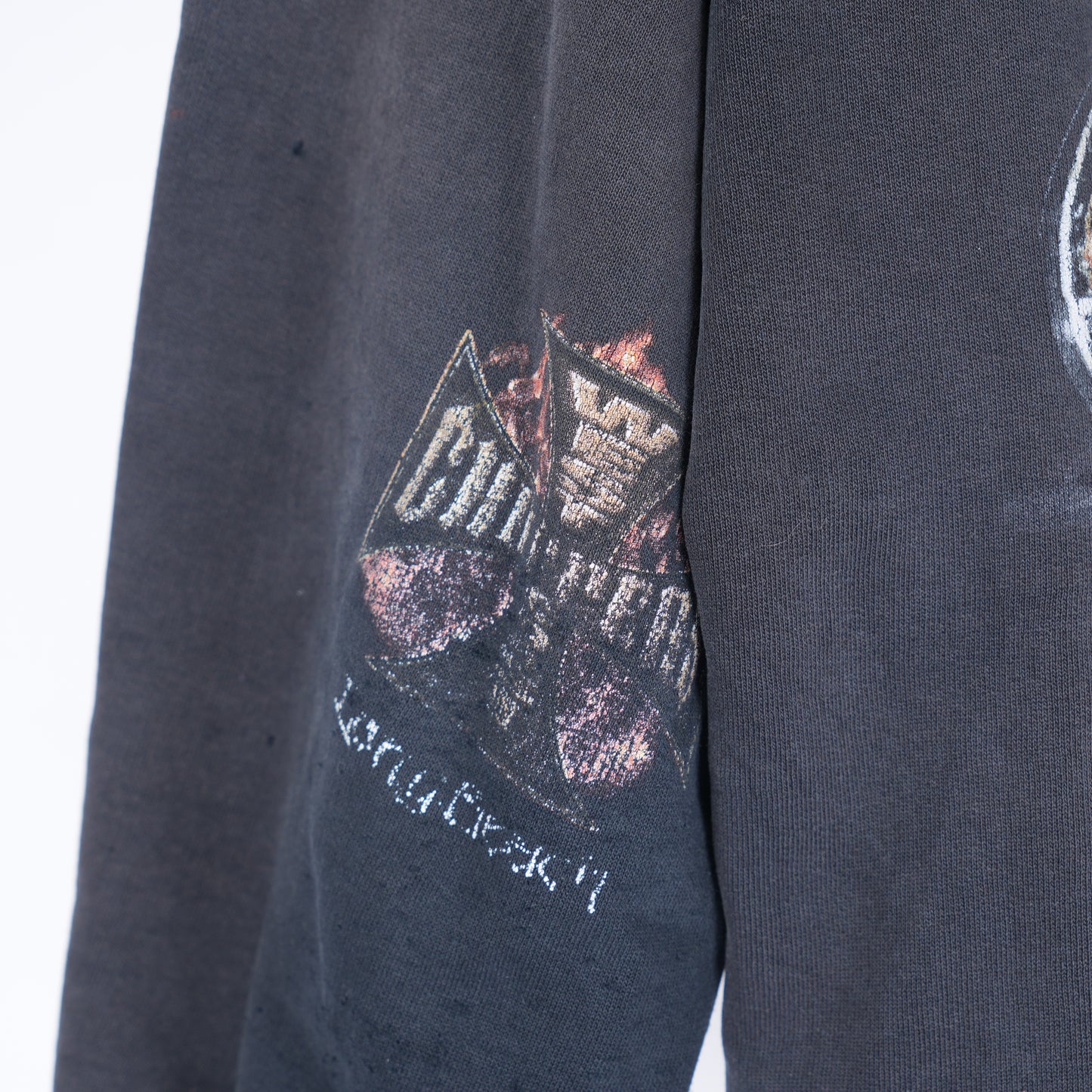 VINTAGE REPAIRED WCC WEST COAST CHOPPERS HOODIE