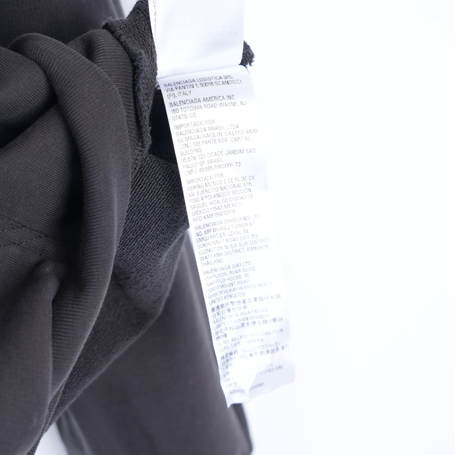 BALENCIAGA EBAY HOODIE BLACK