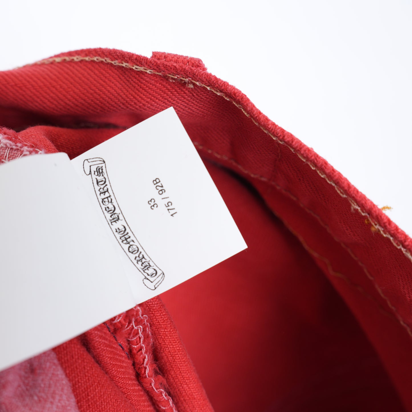 RED PARIS LARGE PATCH LEVI JEANS