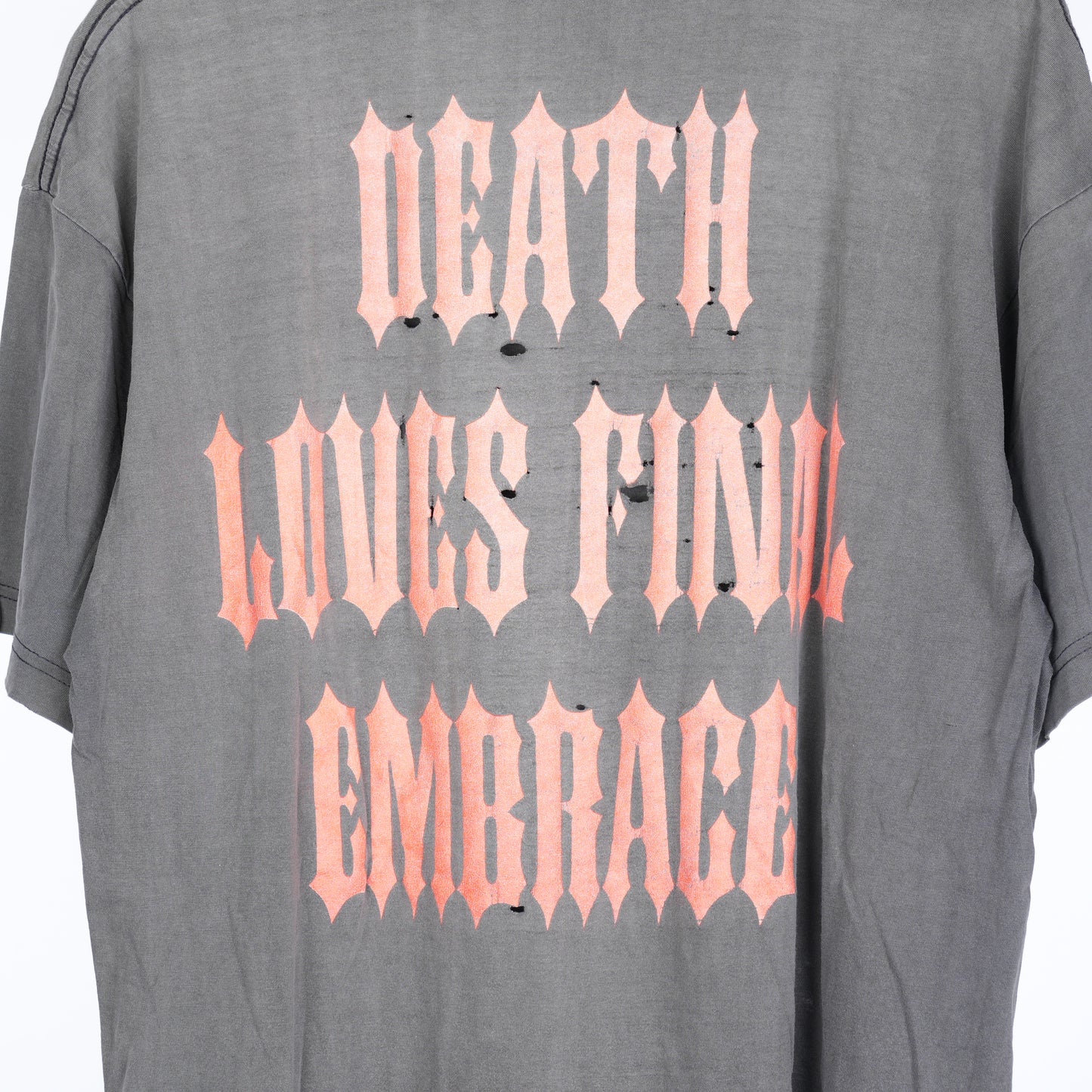 VINTAGE SLAYER DEATH LOVES FINAL EMBRACE FADED TEE