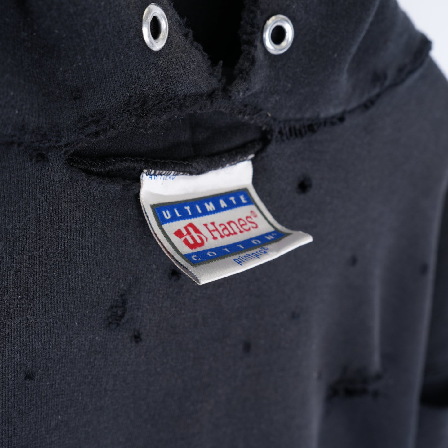 VINTAGE BOXY FADED DISTRESSED HOODIE