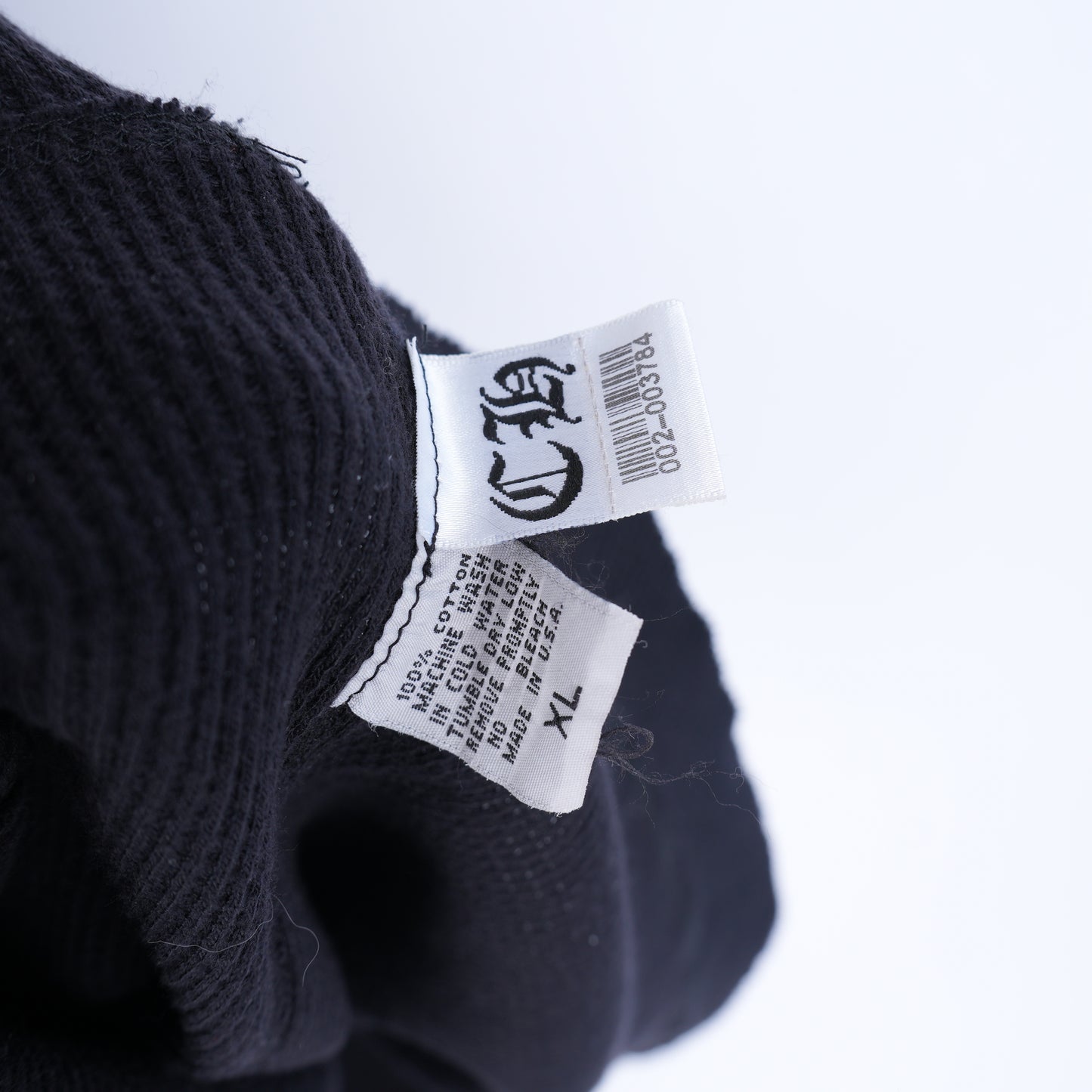 CHROME HEARTS THERMAL HOODED LONG SLEEVE