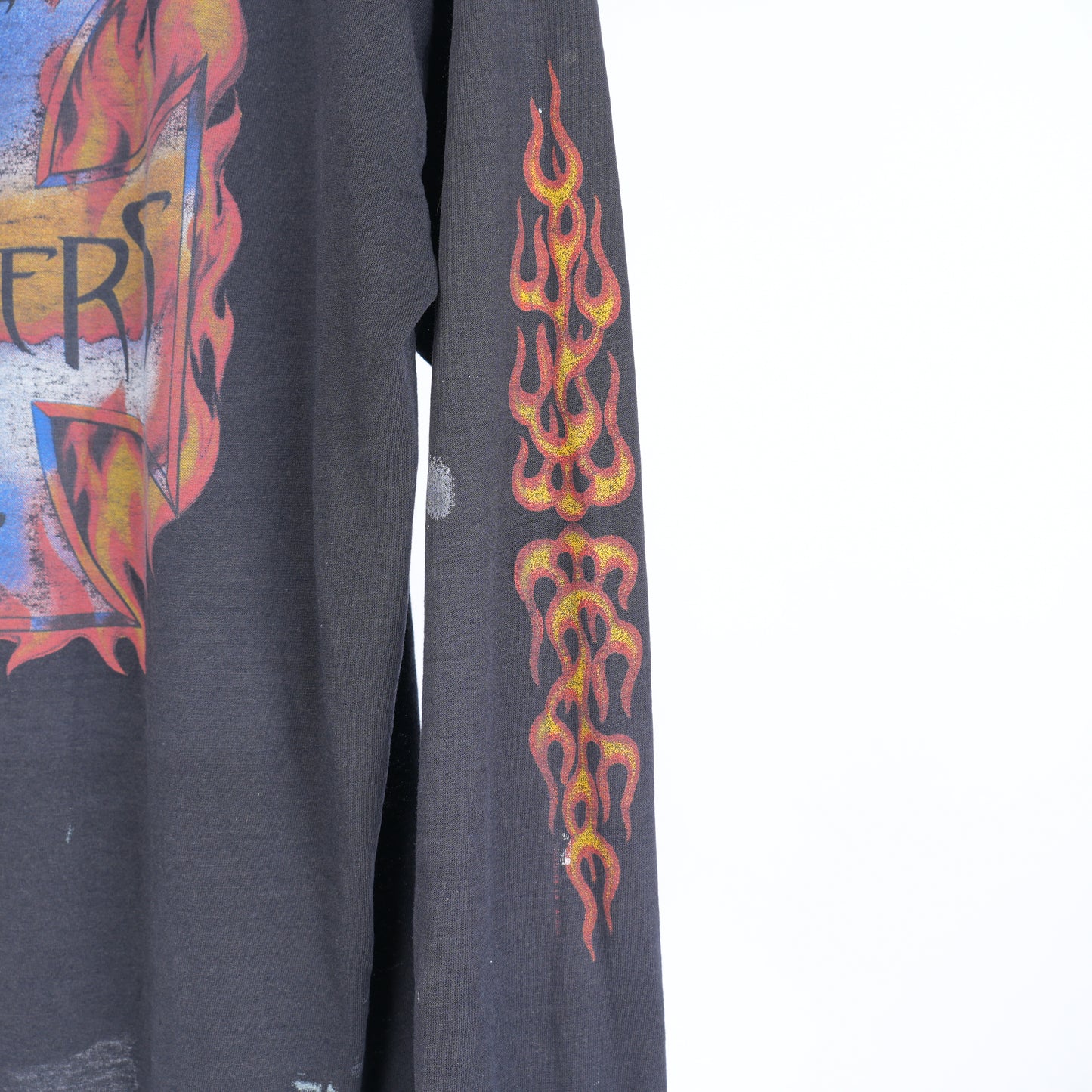 WCC FLAME LOGO LONG SLEEVE FADED SHIRT