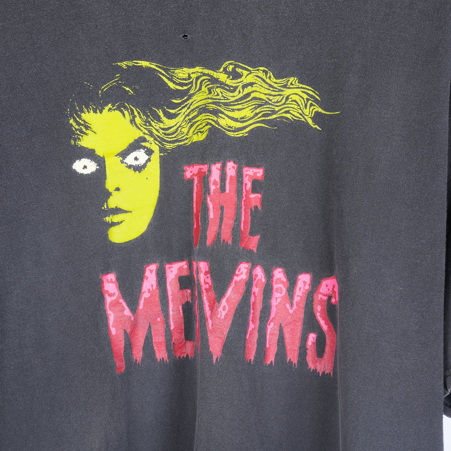 VINTAGE DISTRESSED MELVINS BLACK TEE
