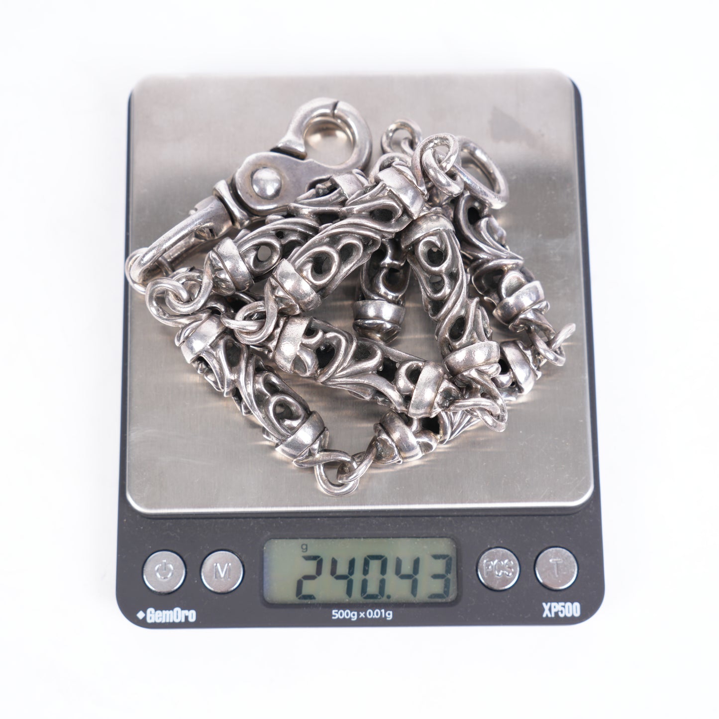 Chrome Hearts 9 LINK CELTIC ROLLER WALLET CHAIN
