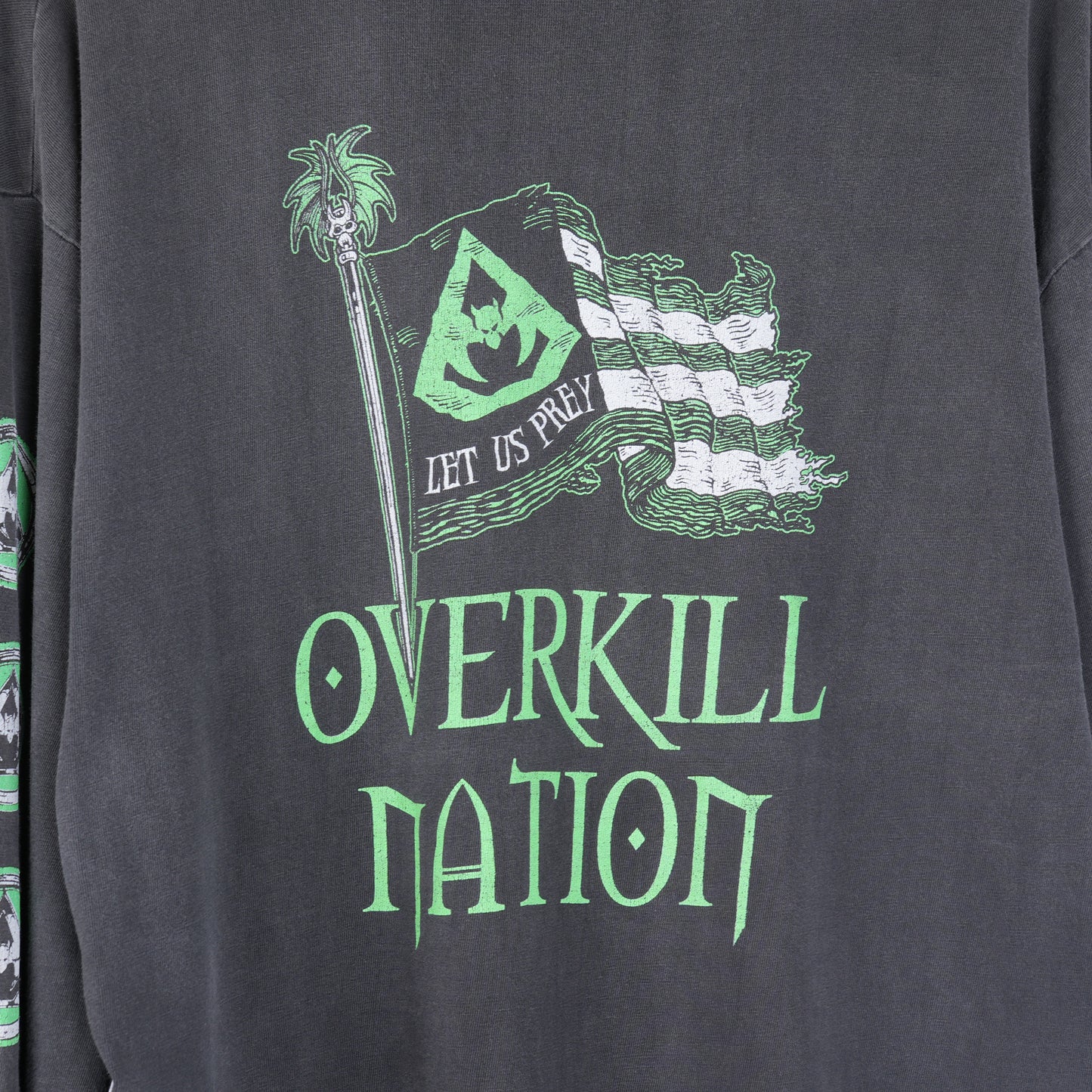 VINTAGE 90'S OVERKILL BAND LONGSLEEVE SHIRT