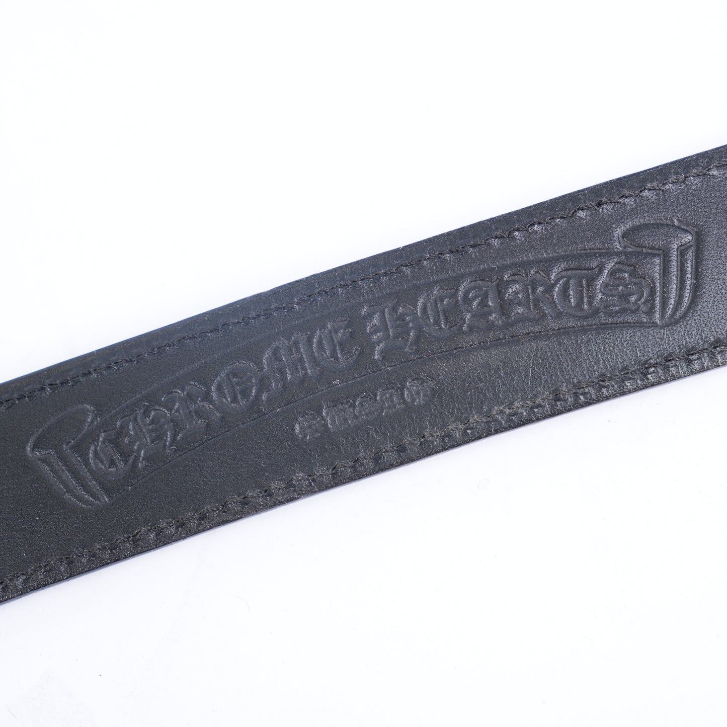 CHROME HEARTS BRONZE 1 INCH OVAL WITH 1 INCH BLACK STRAP
