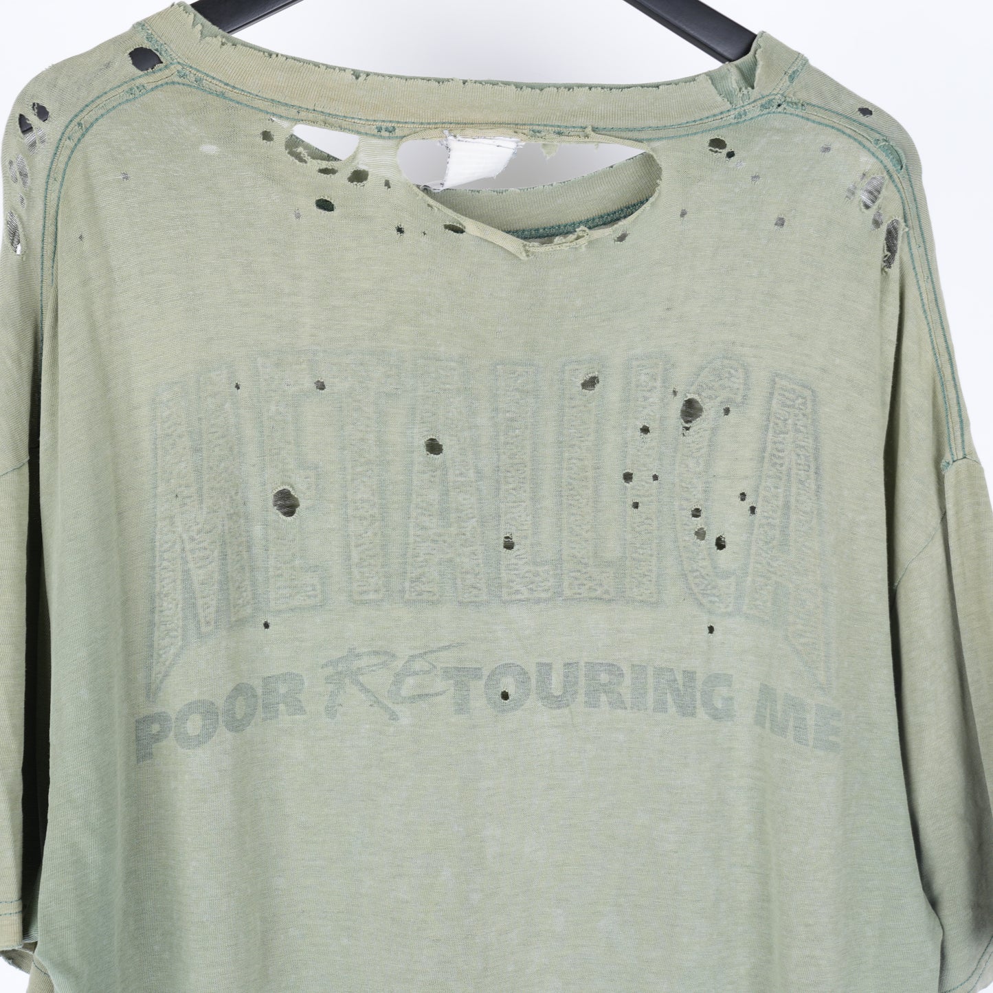 VINTAGE FADED GREEN METALLICA TEE