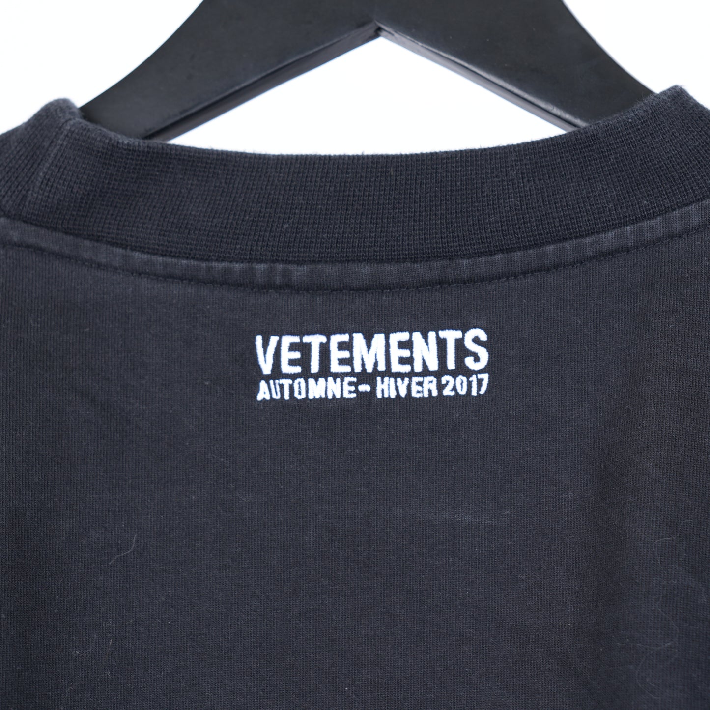 VETEMENTS MAY THE BRIDGES BURN LIGHT THE WAY LS