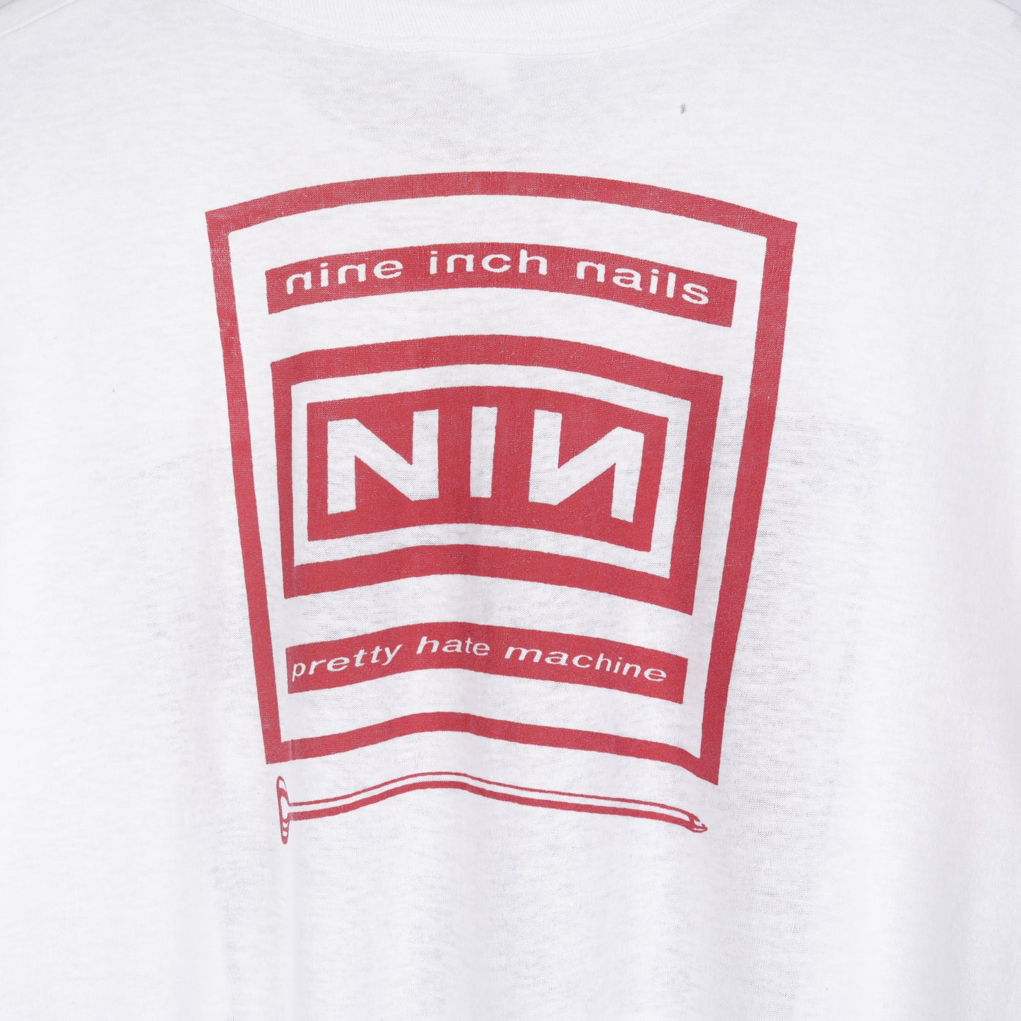 VINTAGE NINE INCH NAILS 'PRETTY HATE MACHINE' 90'S PARKING LOT BOOT TEE