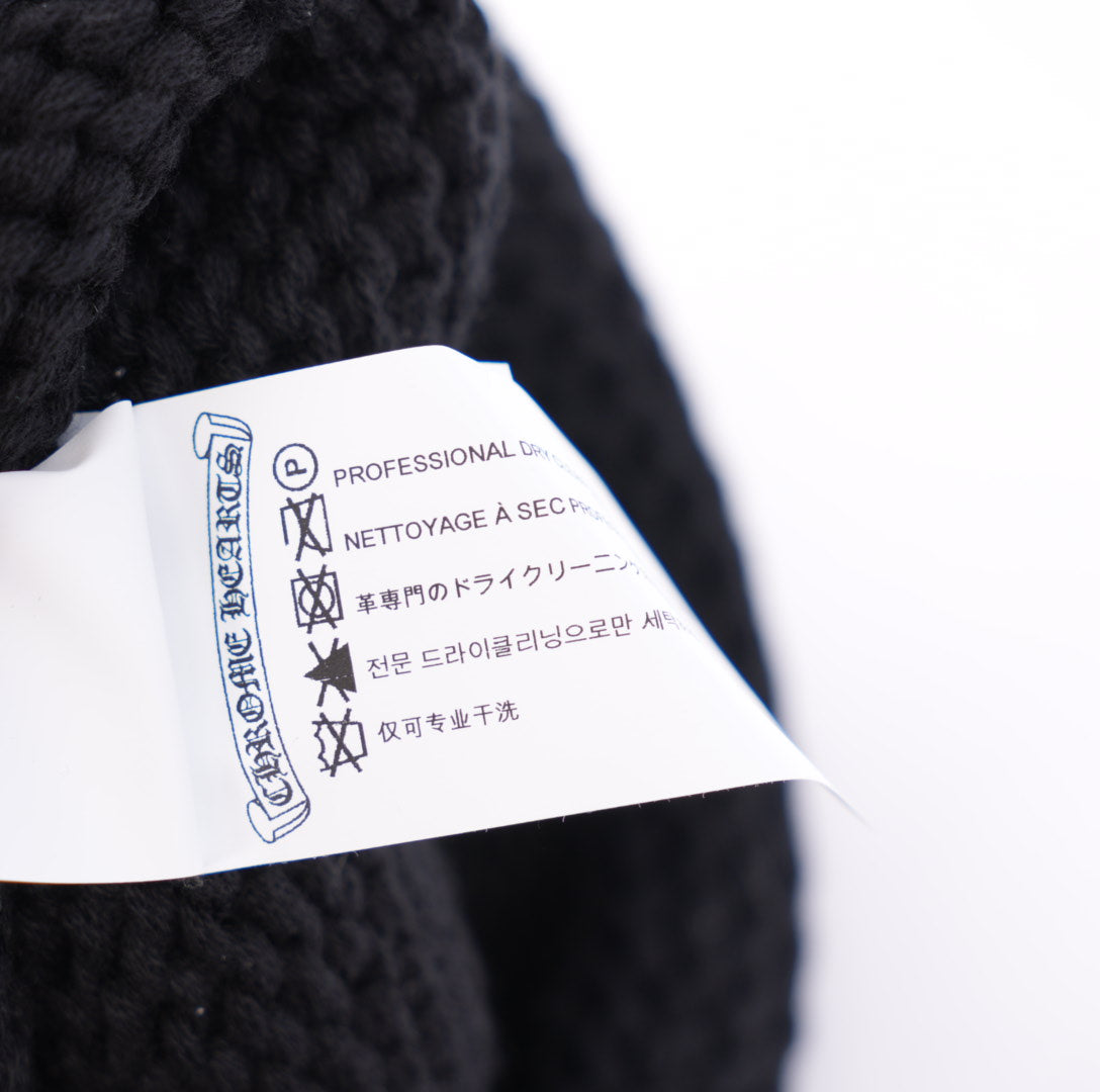 CHROME HEARTS BLACK PATCH BEANIE